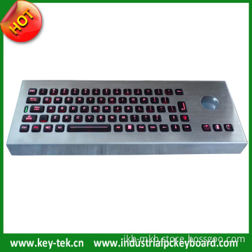 IP65 Vandal Proof Backlight Keyboards with Trackball (K-TEK-M380-TB-DT)